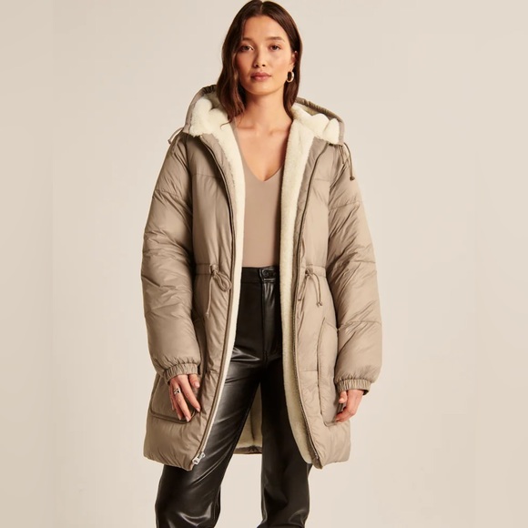 abercrombie air cloud parka